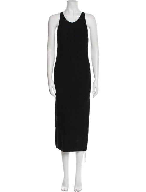 Michael Kors Scoop Neck Midi Length Dress