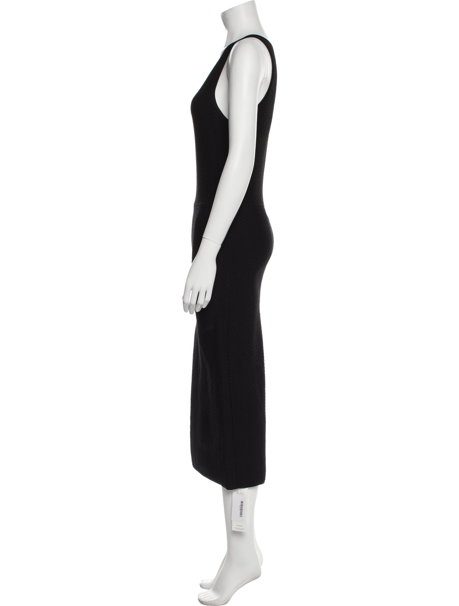 Michael Kors Scoop Neck Midi Length Dress