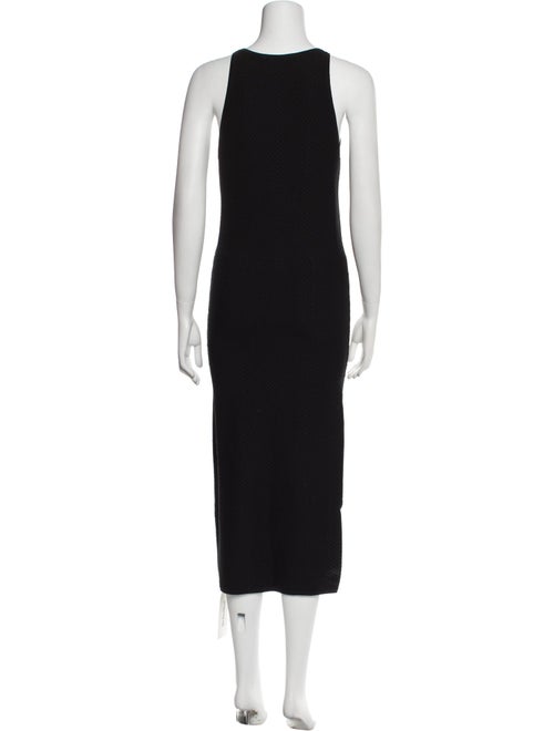 Michael Kors Scoop Neck Midi Length Dress