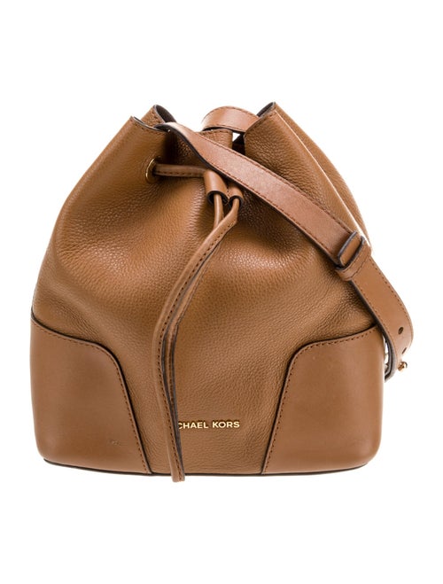 Michael Kors Leather Bucket Bag