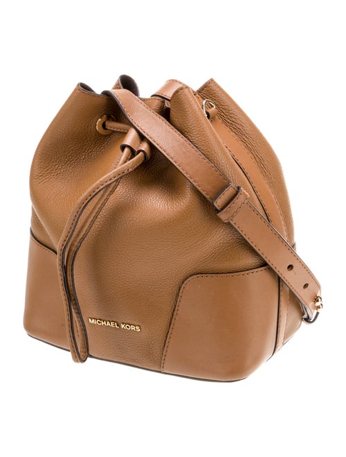Michael Kors Leather Bucket Bag