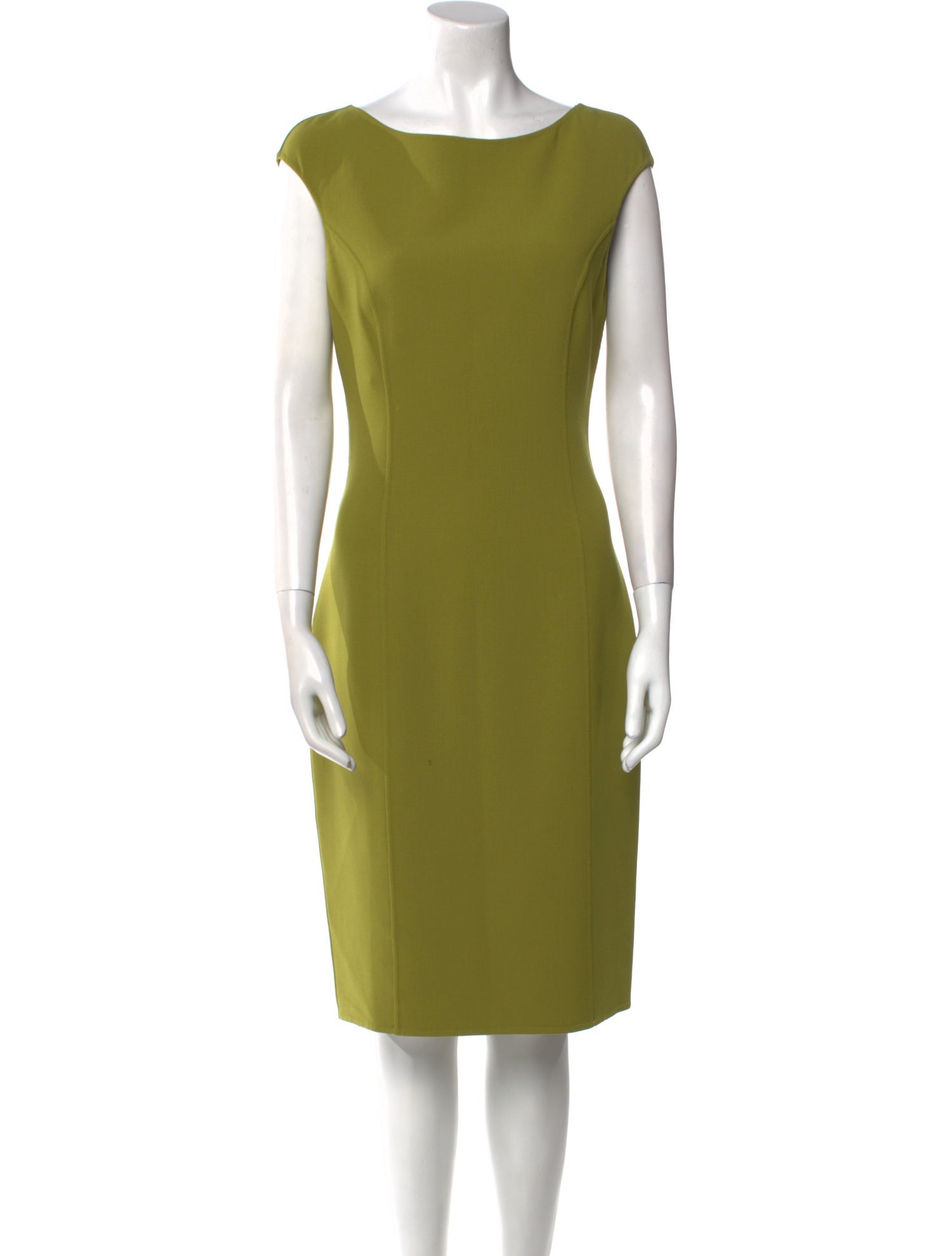 Michael Kors Virgin Wool Midi Length Dress