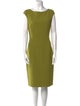 Michael Kors Virgin Wool Midi Length Dress