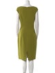Michael Kors Virgin Wool Midi Length Dress