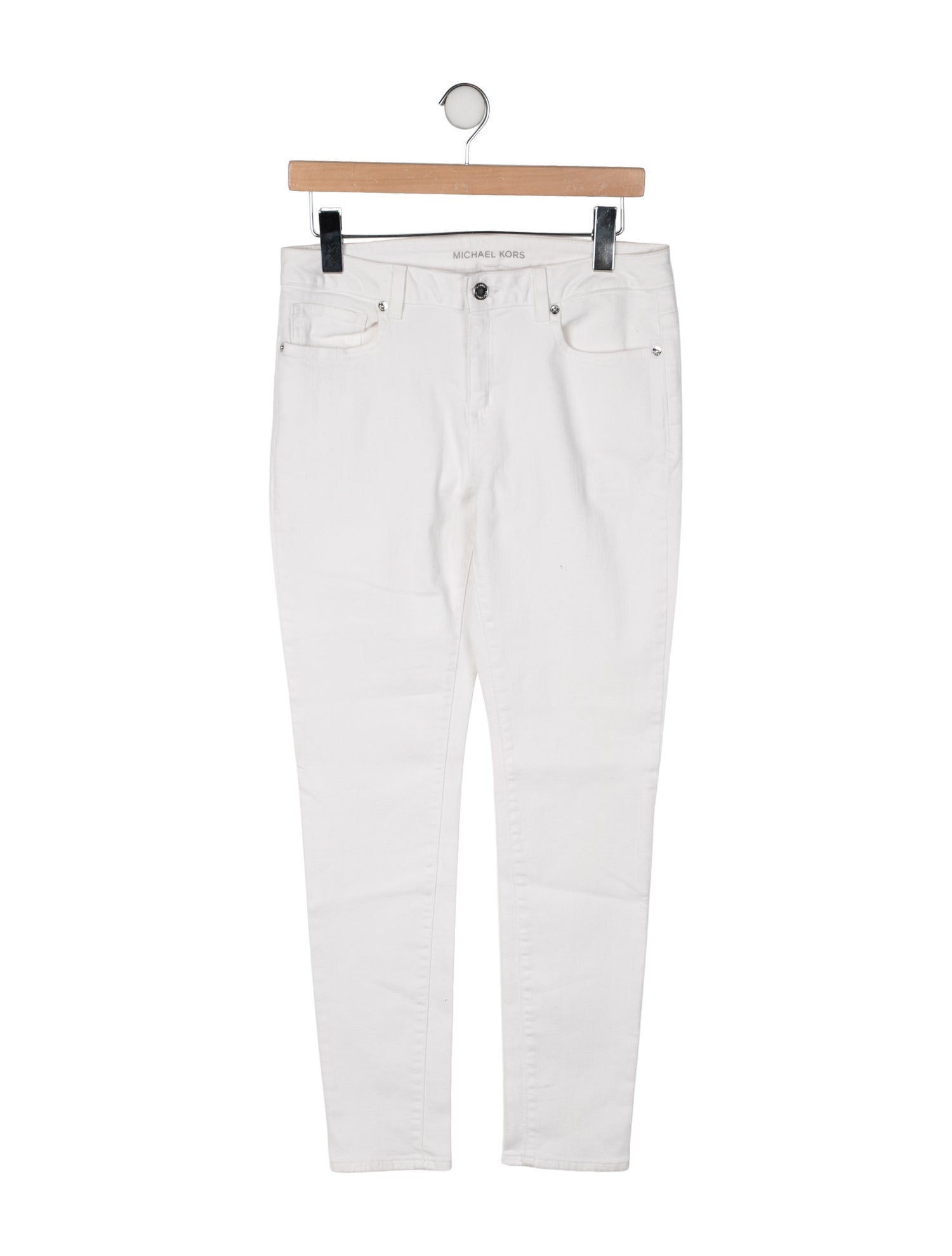 Michael Kors Mid-Rise Skinny Leg Jeans