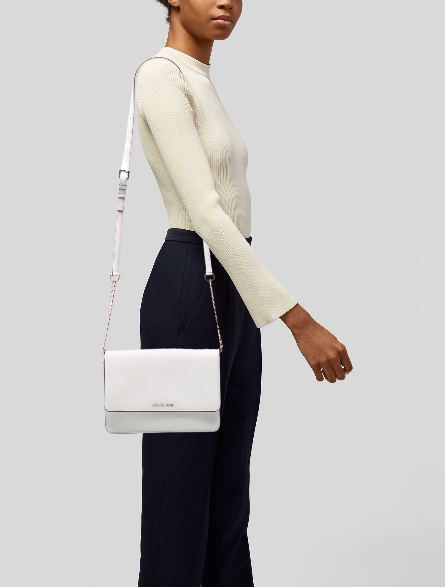 Michael Kors Saffiano Leather Crossbody Bag