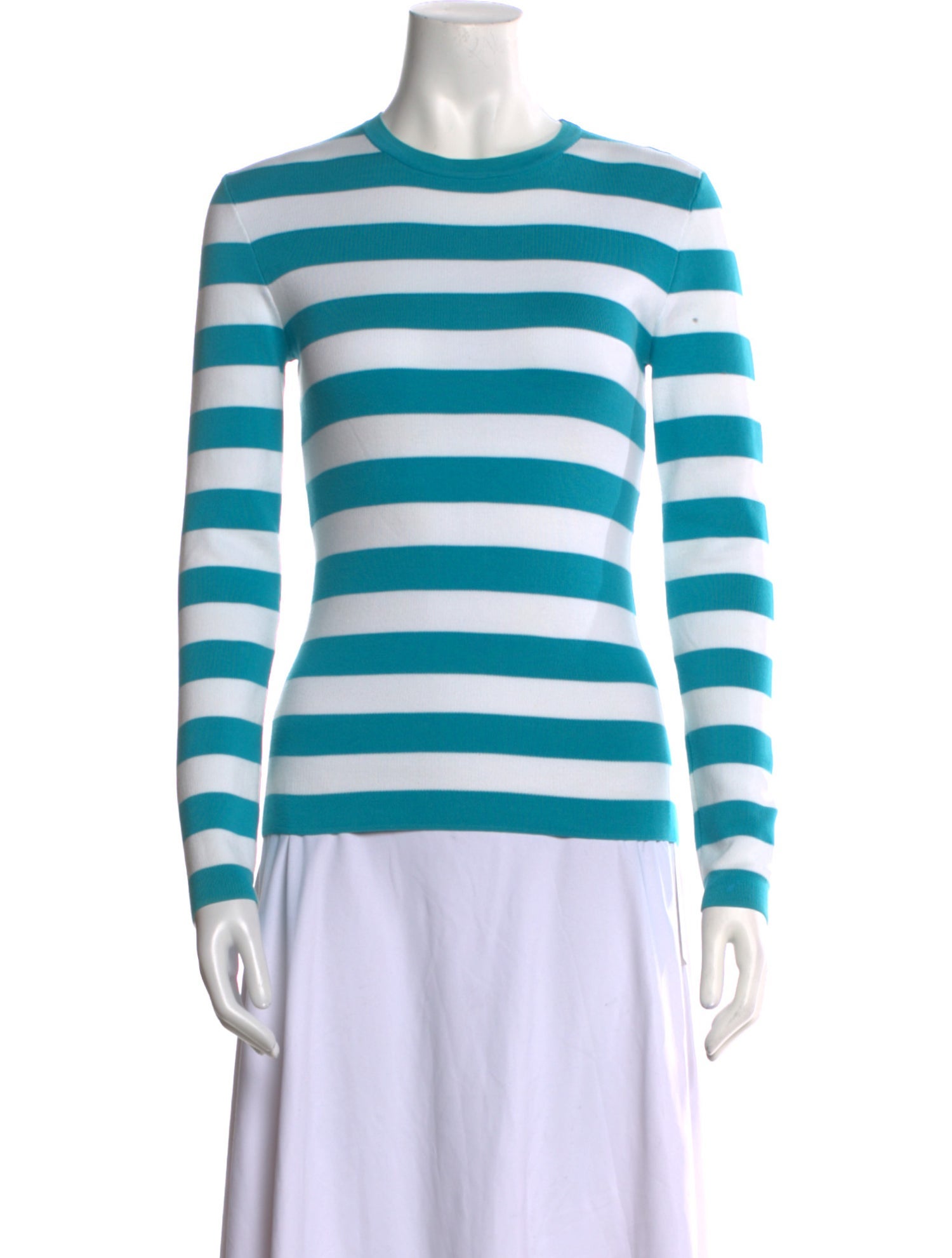 Michael Kors Striped Crew Neck Sweater