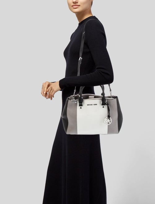 Michael Kors Saffiano Leather Top Handle Bag