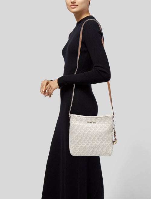 Michael Kors Leather Messenger Bag