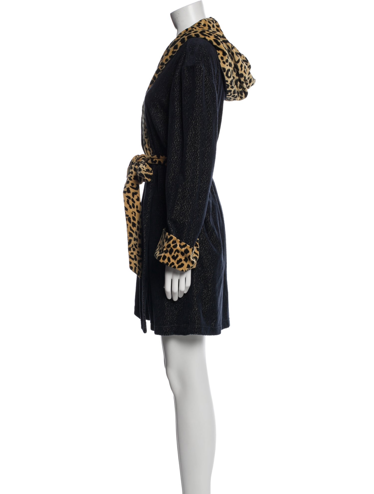 Michael Kors Animal Print Robe