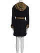 Michael Kors Animal Print Robe