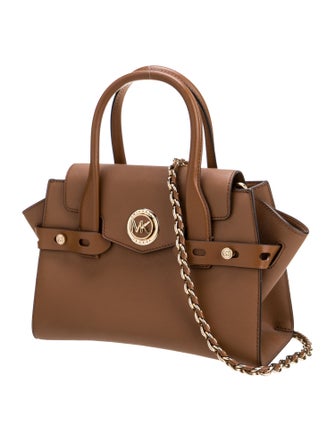 Michael Kors Saffiano Leather Top Handle Bag