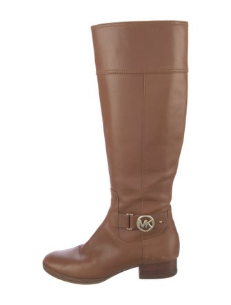 Michael Kors Leather Riding Boots