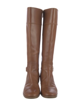 Michael Kors Leather Riding Boots