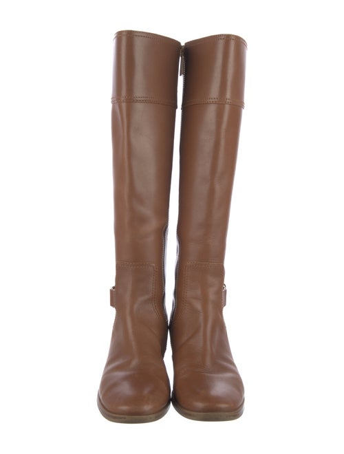 Michael Kors Leather Riding Boots