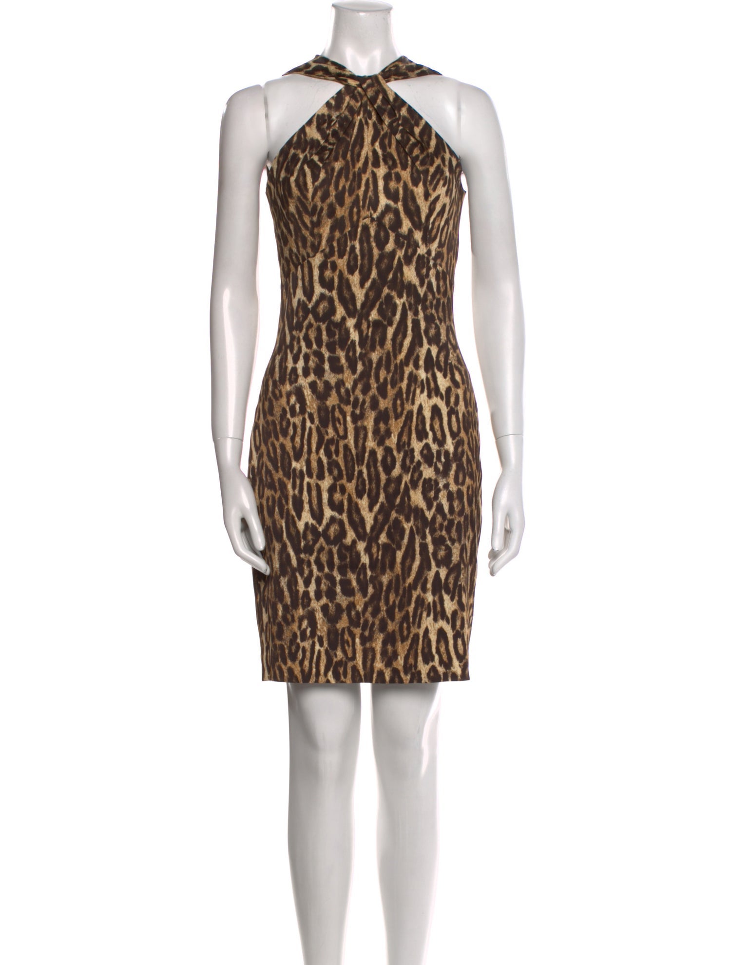Michael Kors Animal Print Knee-Length Dress