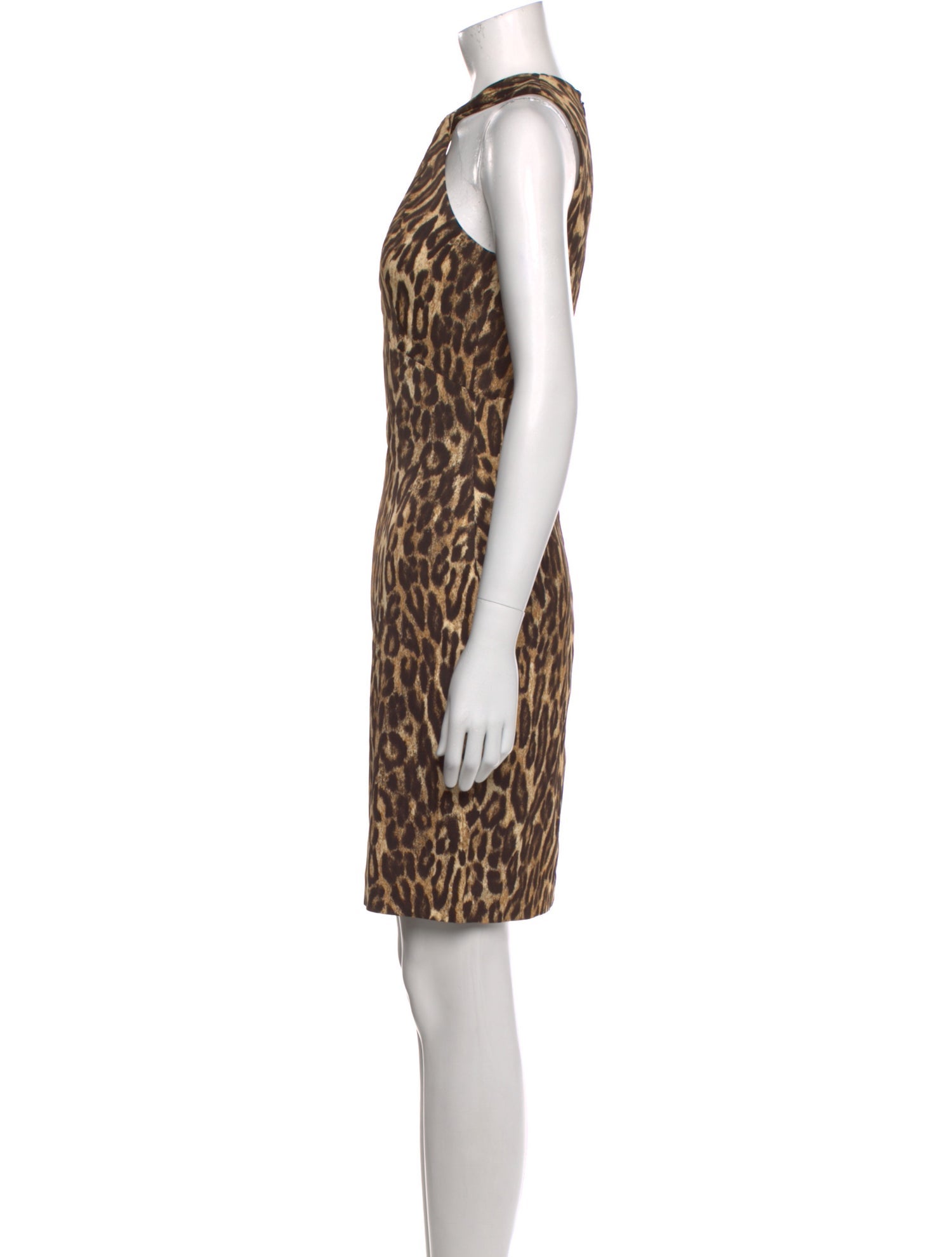 Michael Kors Animal Print Knee-Length Dress