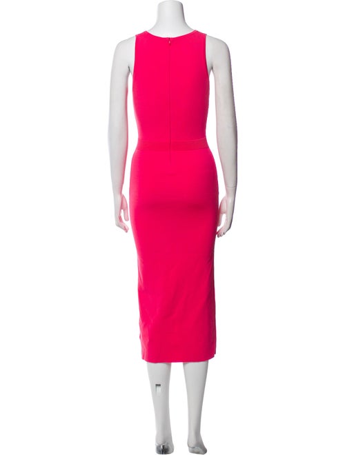 Michael Kors Scoop Neck Midi Length Dress