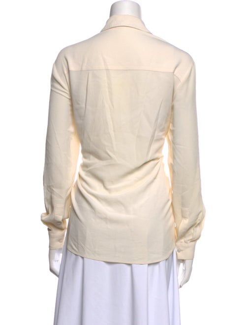 Michael Kors Silk Long Sleeve Polo