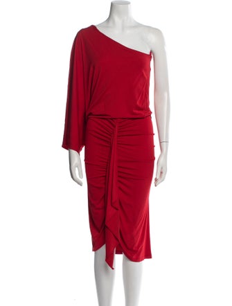 Michael Kors One-Shoulder Long Dress