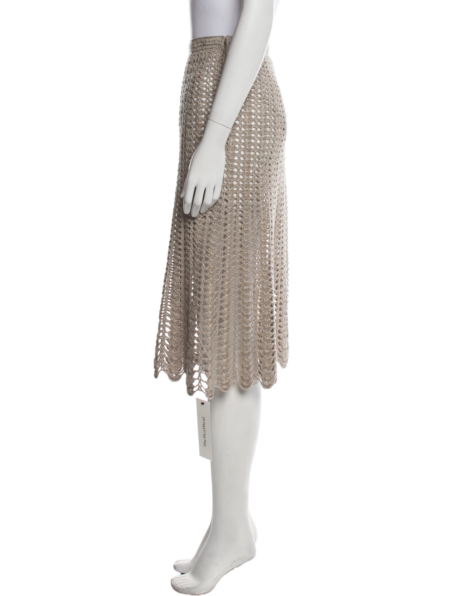 Michael Kors Linen Knee-Length Skirt