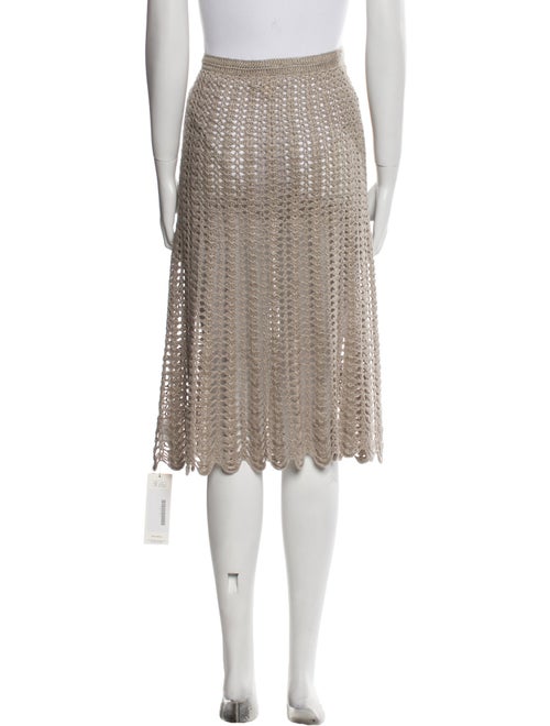 Michael Kors Linen Knee-Length Skirt