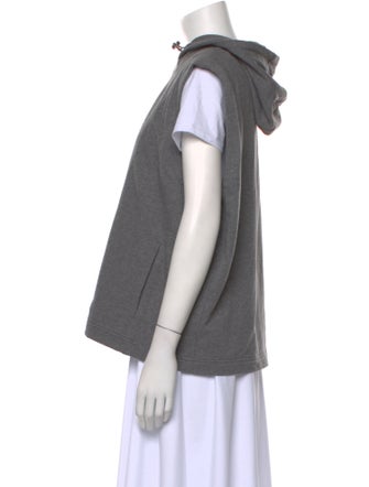 Michael Kors Mock Neck Short Sleeve Sweatshirt