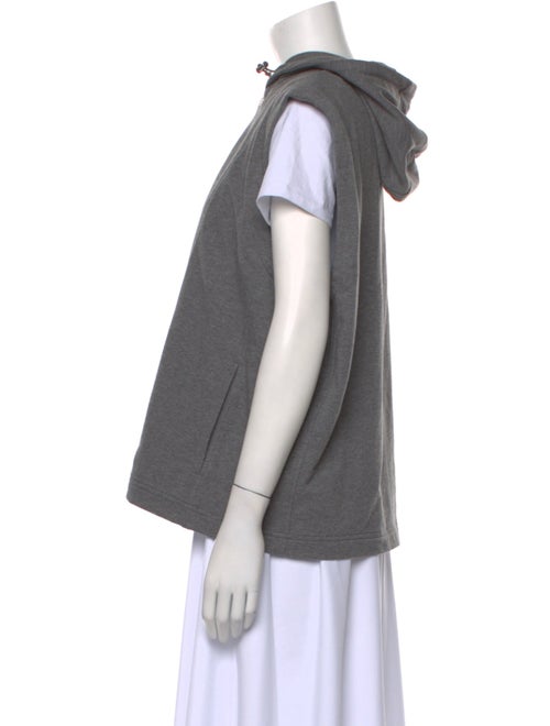 Michael Kors Mock Neck Short Sleeve Sweatshirt