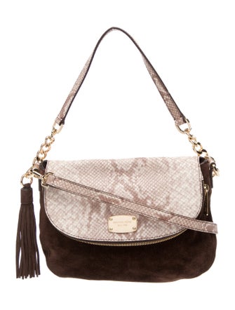 Michael Kors Suede Shoulder Bag