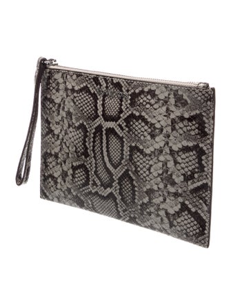 Michael Kors Embossed Leather Clutch