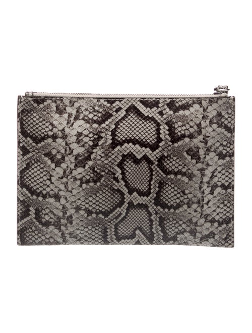 Michael Kors Embossed Leather Clutch