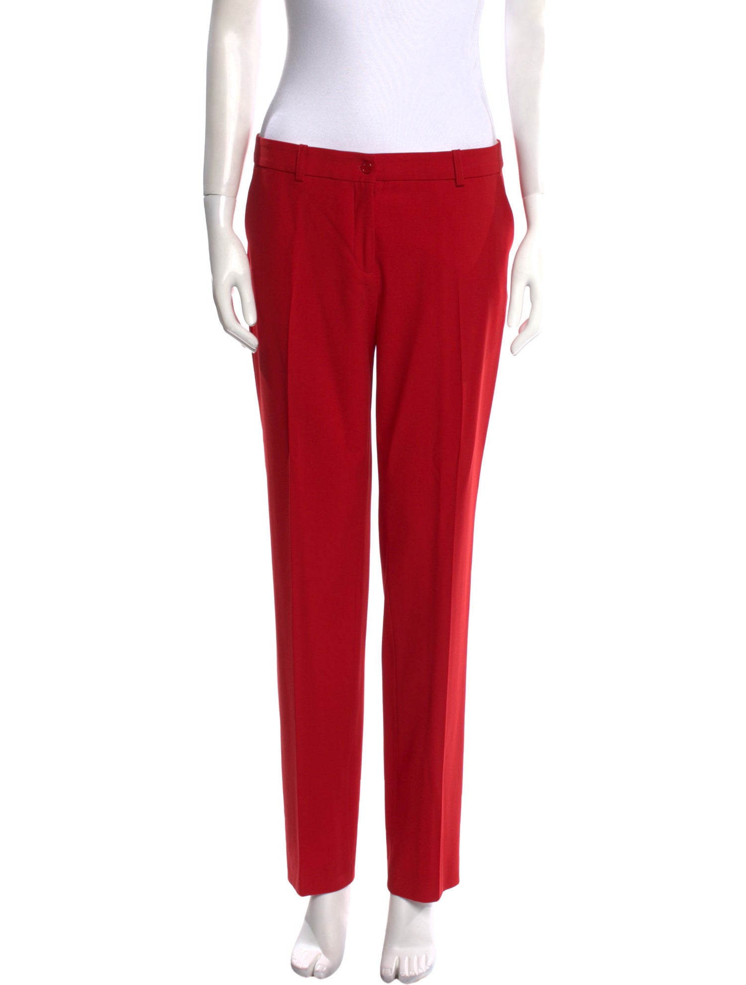 Michael Kors Virgin Wool Straight Leg Pants