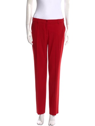 Michael Kors Virgin Wool Straight Leg Pants