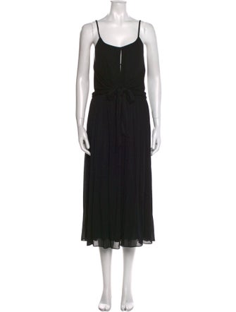 Michael Kors Scoop Neck Long Dress