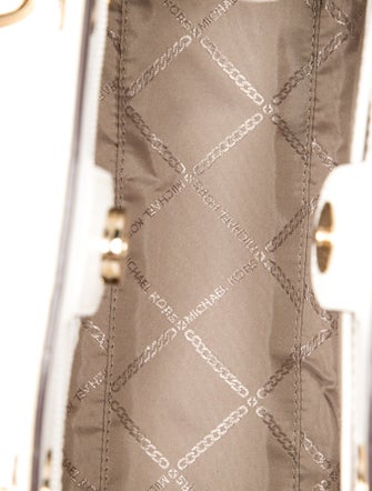 Michael Kors Embossed Leather Top Handle Bag