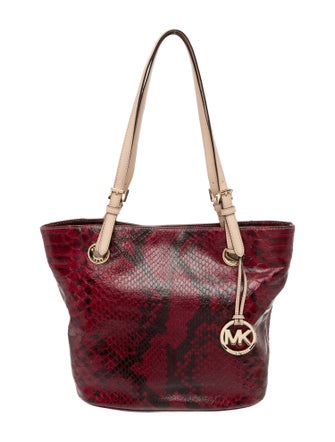 Michael Michael Kors Python Shoulder Bag