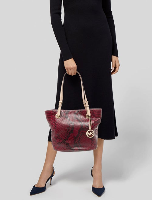 Michael Michael Kors Python Shoulder Bag