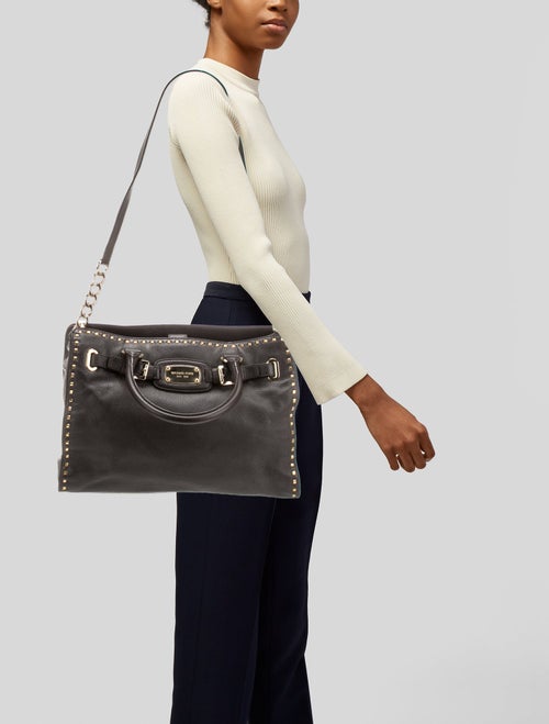 Michael Kors Leather Top Handle Bag