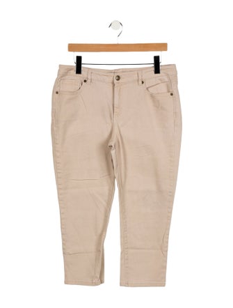 Michael Kors High-Rise Straight Leg Jeans