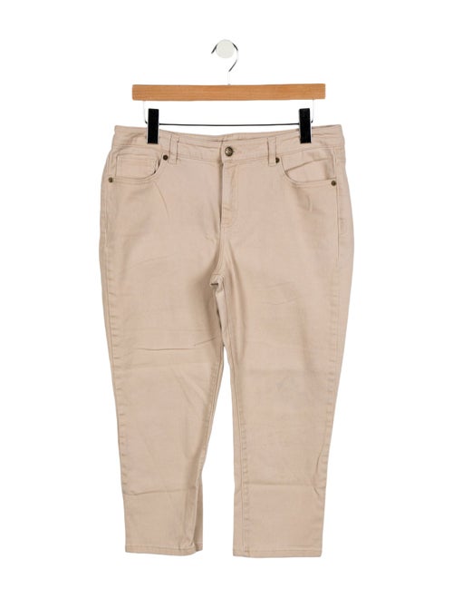 Michael Kors High-Rise Straight Leg Jeans