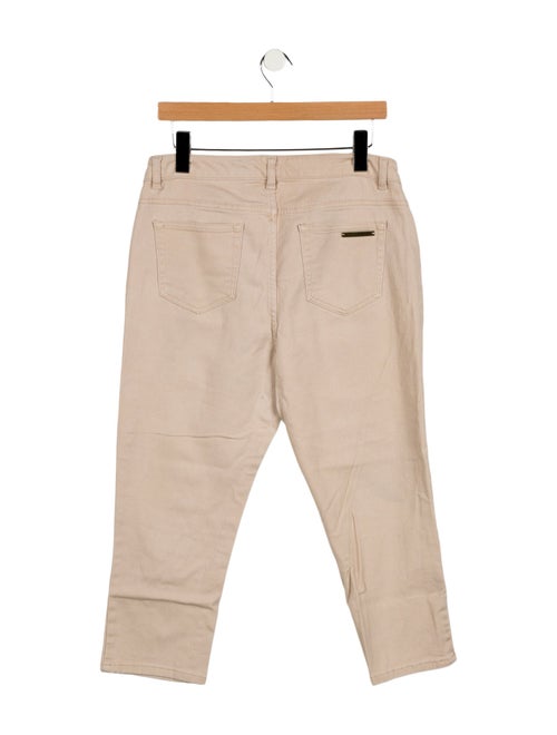 Michael Kors High-Rise Straight Leg Jeans