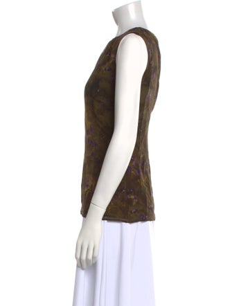 Michael Kors Silk Floral Print Blouse