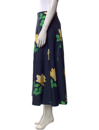 Michael Kors Wool Midi Length Skirt