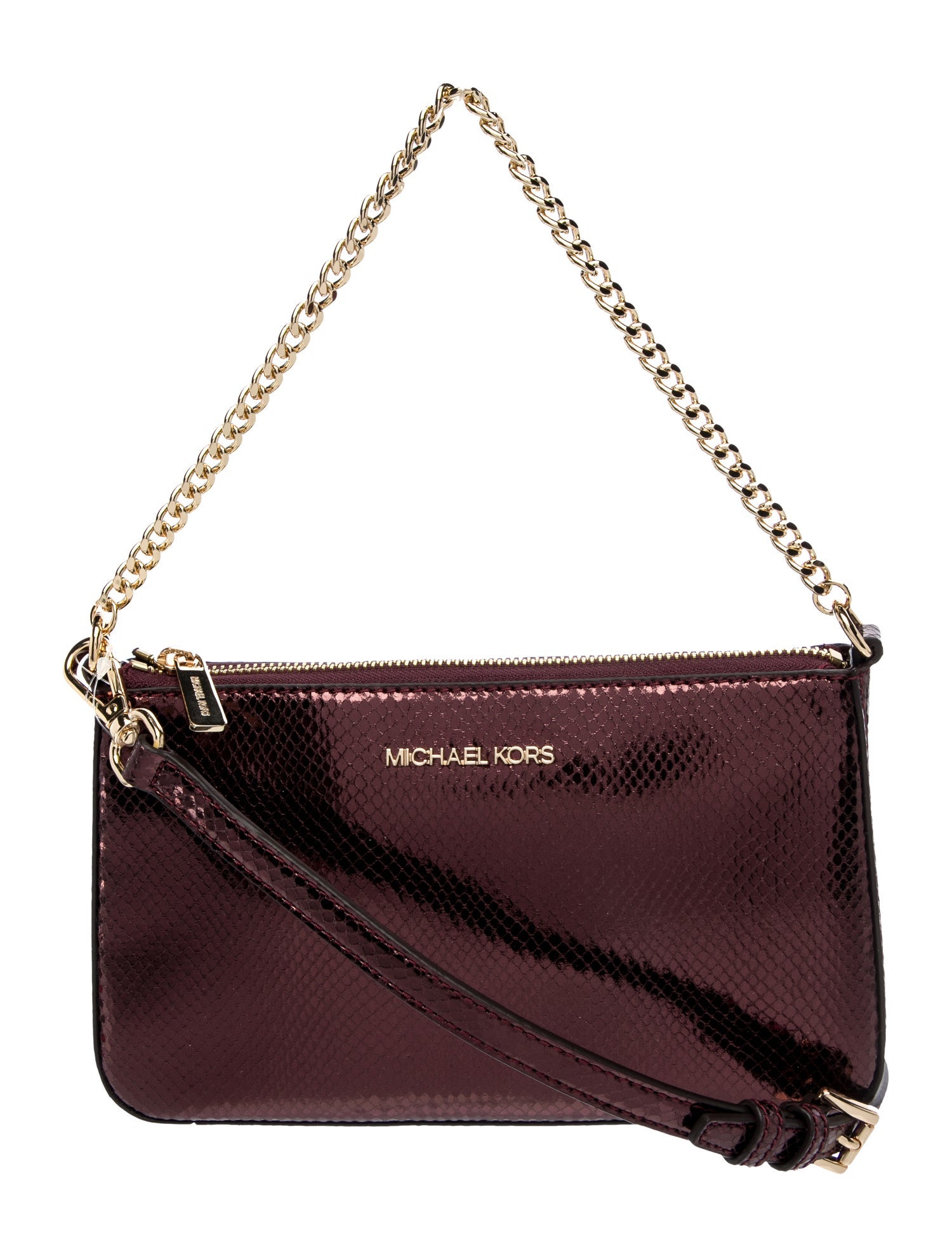 Michael Kors Embossed Leather Crossbody Bag