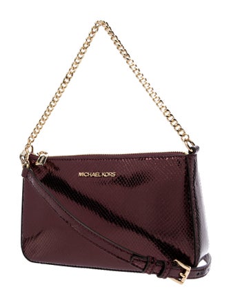 Michael Kors Embossed Leather Crossbody Bag