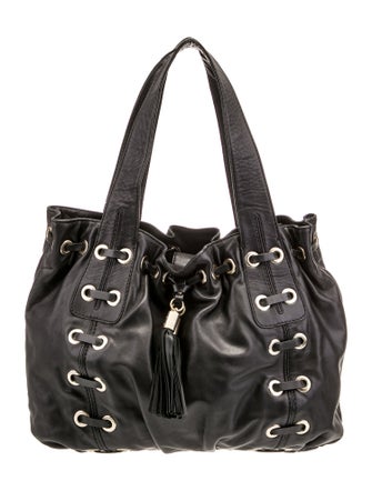 Michael Kors Leather Bucket Bag