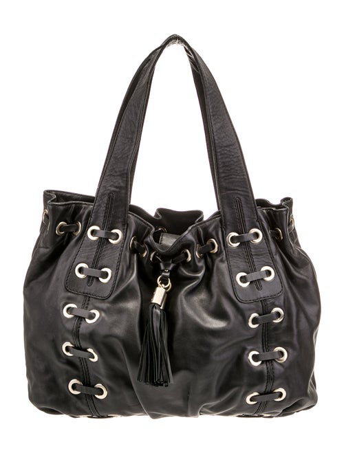 Michael Kors Leather Bucket Bag