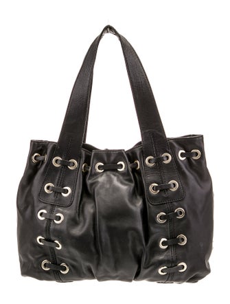 Michael Kors Leather Bucket Bag