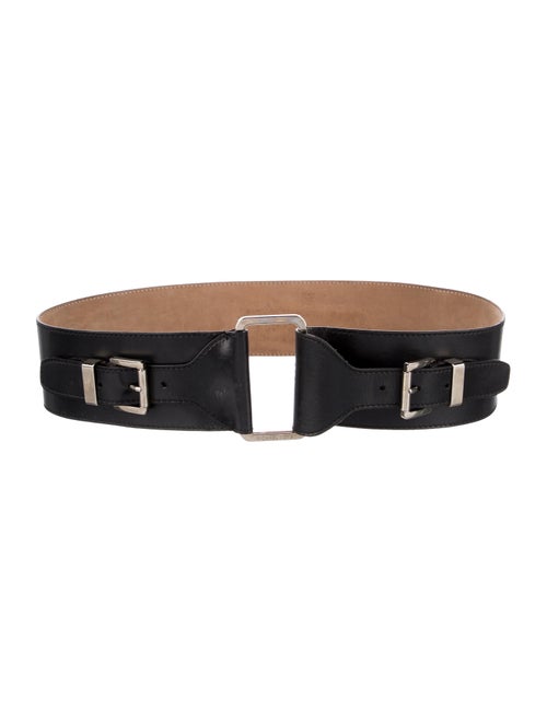 Michael Kors Wide Leather Waist Belt
