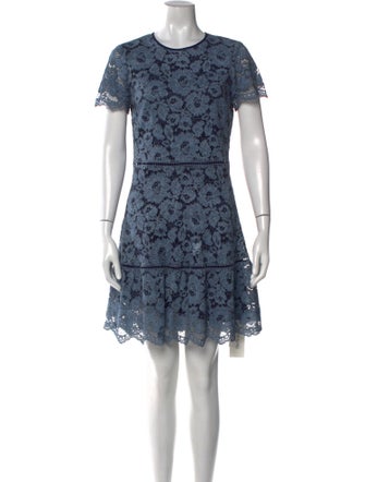 Michael Kors Lace Pattern Mini Dress